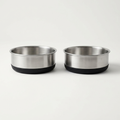 Stainless Steel Non-Slip Bowls Set of 2