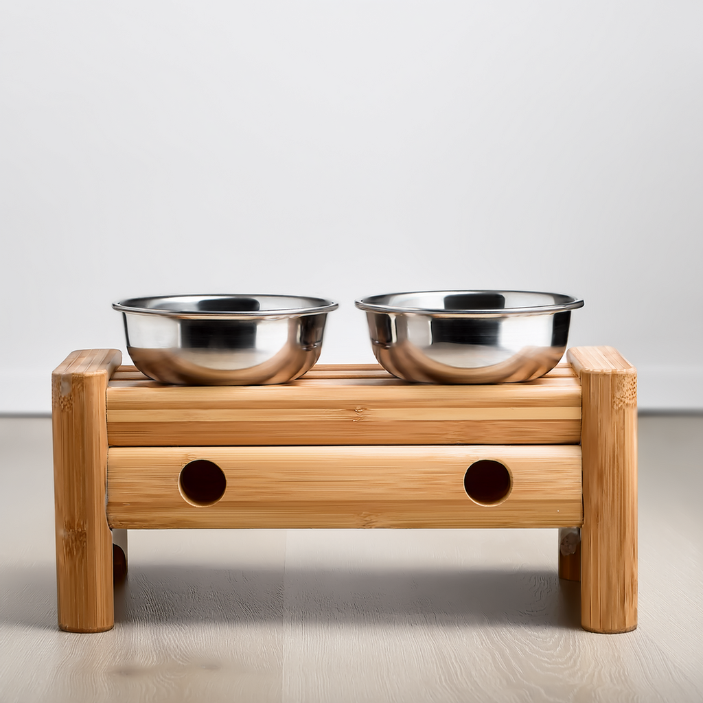Elevated Double Diner Feeding Stand