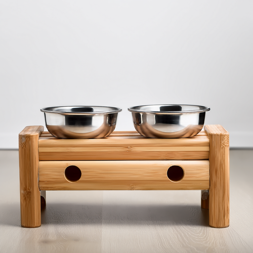 Elevated Double Diner Feeding Stand