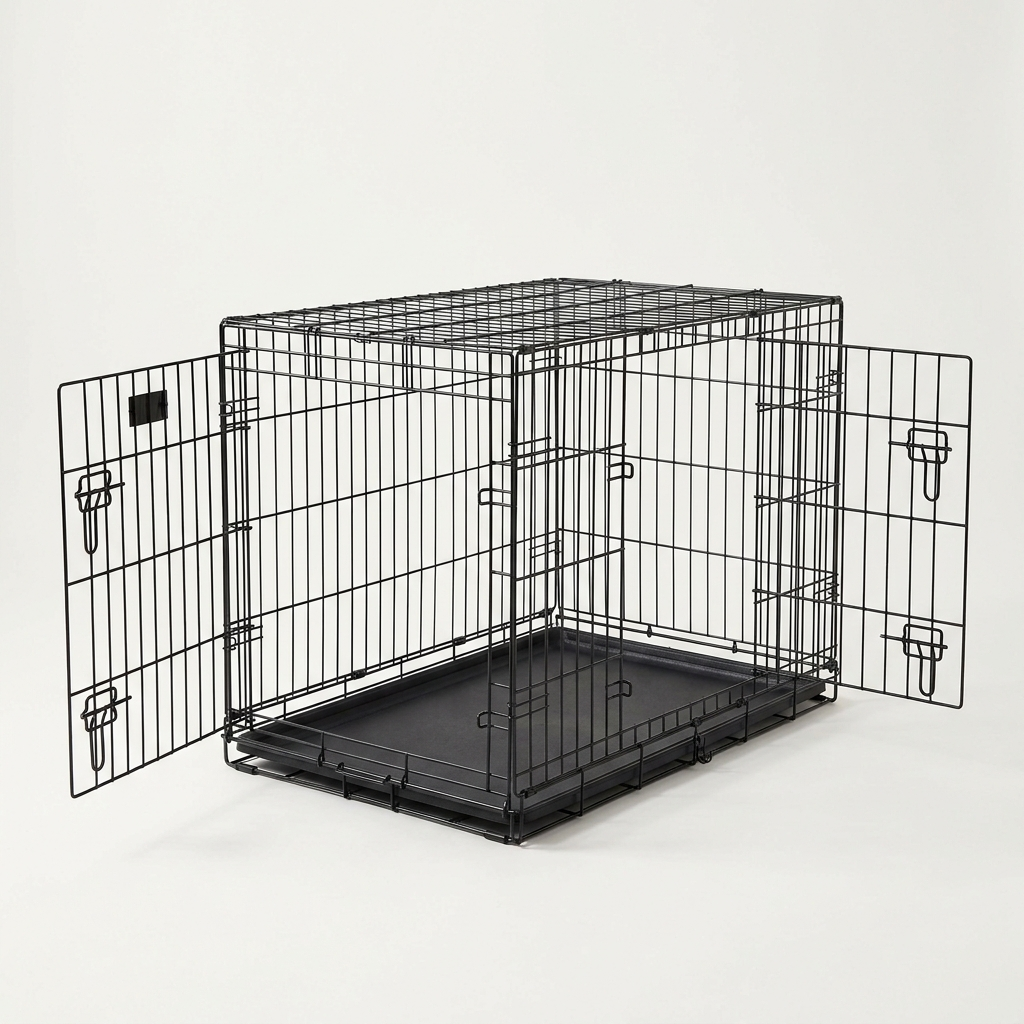 Folding Wire Dog Crate