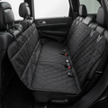 Barkly Waterproof Dog Car Seat Cover installed in back seat